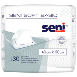 Пелюшки для немовлят Seni Soft Basic 40х60 см 30 шт