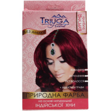 Натуральна фарба для волосся на основі хни Triuga Herbal Бургунд 25 г