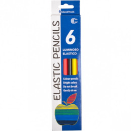 Олівці кольорові CR755-6 Luminoso elastico С  6 кольорів