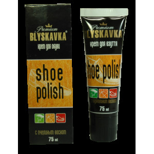 Крем для взуття BLYSKAVKA з аплікатором 75 мл Темно-коричневий