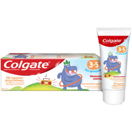 Дитяча зубна паста Colgate без фтору Ніжна мята від 3 до 5 років 60 мл