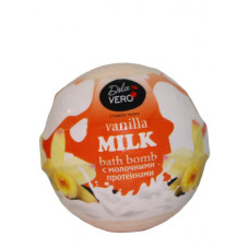 Бомба для ванни Dolce Vero з протеїнами молока «Vanilla MILK» 75 г