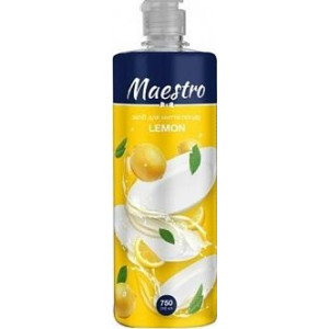 Засіб для миття посуду Maestro Lemon 750 мл