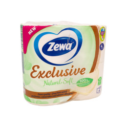 Туалетний папір Zewa Natural Soft 4 шари 4шт