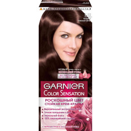 Фарба для волосся Garnier Color Sensation фарба № 4.12  Холодний алмазний шатен 110 мл