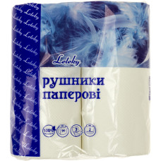 Паперові рушники Лелека 3 шари 2 шт