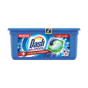 Капсули для прання DASH 3в1 Нейтралізація запаху 24 шт
