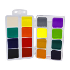 Фарби акварельні Гамма Захоплення 16 кольорів без пензлика