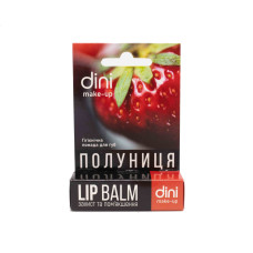 Гігієнічна помада для губ Dini Lip Balm Полуниця 4.5 г