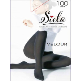 Колготки Siela Velour 100 Den nero розмір 2