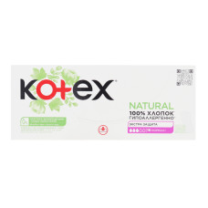 Щоденнi гігієнічні прокладки Кotex Natural Extra Protect Normal 18 шт