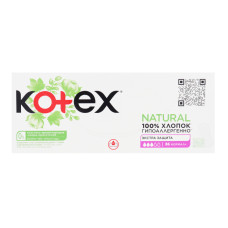Щоденнi гігієнічні прокладки Кotex Natural Extra Protect  Normal 36 шт