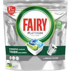 Капсули для посудомийної машини Fairy Platinum All in One 75 шт