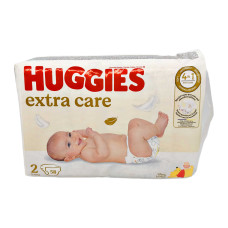 Підгузки Huggies Elite Soft Newborn джамбо розмір 2 4-7 кг 58 шт