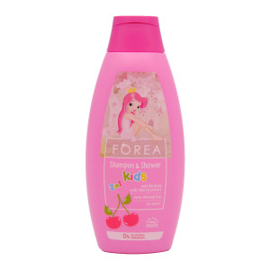 Шампунь-гель для душу Forea For Kids Shower & Shampoo з фруктовим ароматом 500 мл