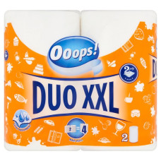 Паперові рушники  Ooops! Duo XXL 2шари 2шт 110листів