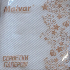 Серветки Malvar 30 шт (біла)
