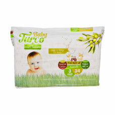 BABY TURCO трусики midi 3 (4-9кг) 34шт