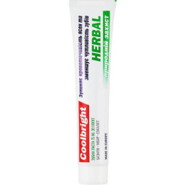Зубна паста Coolbright Herbal, 75 мл