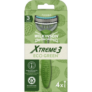 WILKINSON Xtreme3 Sensitive Eco Green чоловічі одноразові станки 4шт