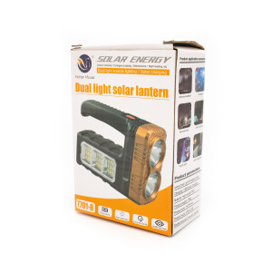 Ліхтар ручний Solar Energy LED сонячна панель USB арт.7701-A-Фото-2