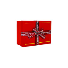 Коробка Бант Happy holidays! 91301-F Червона велика