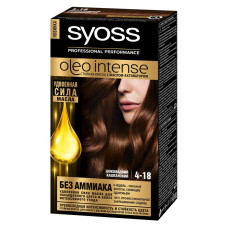 Фарба для волосся SYOSS Oleo Intense 4-18 Шоколадний каштановий 115 мл